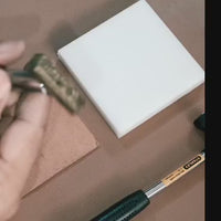 Custom Brass Logo Stamp for Leather