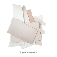 Veg Tanned Assorted Scrap Leather For Crafting, Leather Pieces