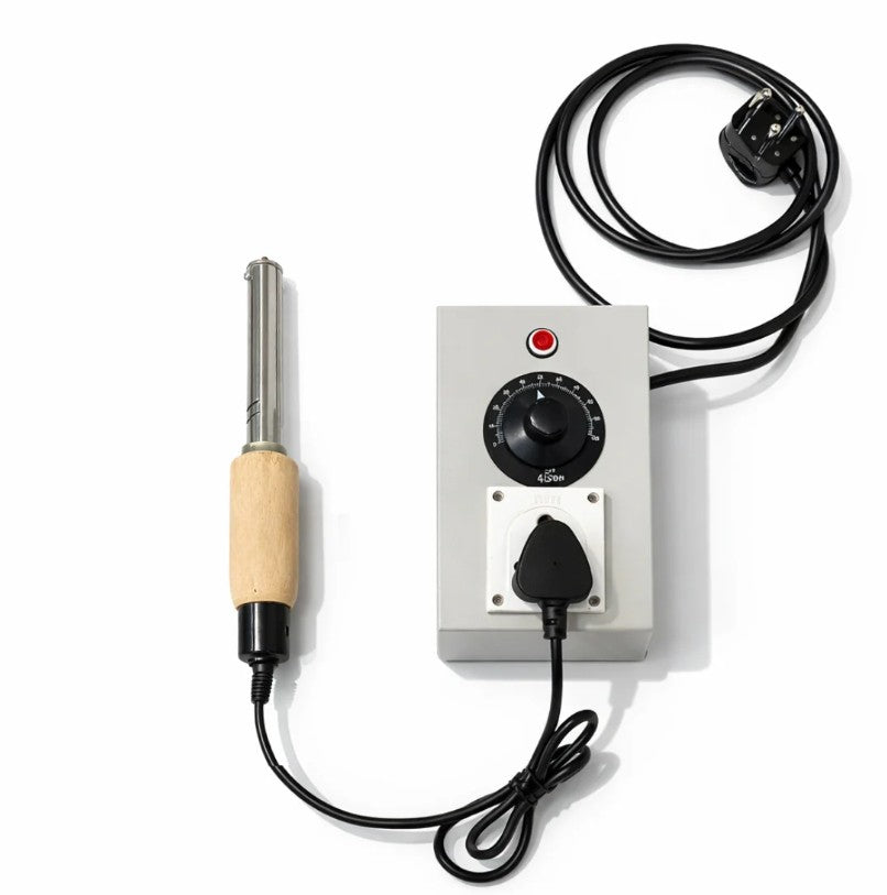 Electric Branding Iron for Beginners – Ideal for Practice, Sampling & Small Batch Logo Stamping