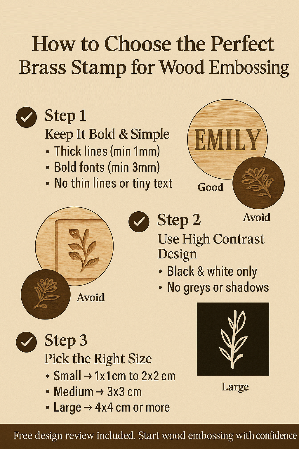 High Grade Brass Seal Stamp ❤️