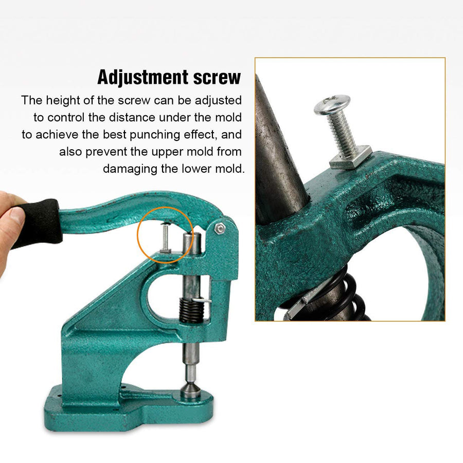 Button Punch Machine Snap button punch machine with die set – Cratly Online Services Pvt Ltd