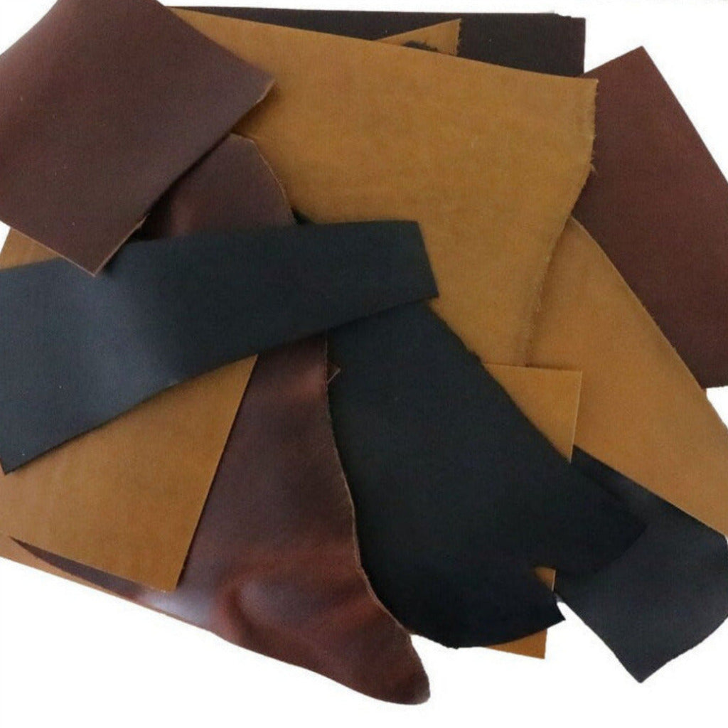 Scrap Leather For Crafting, Small Leather Pieces - Pre cut